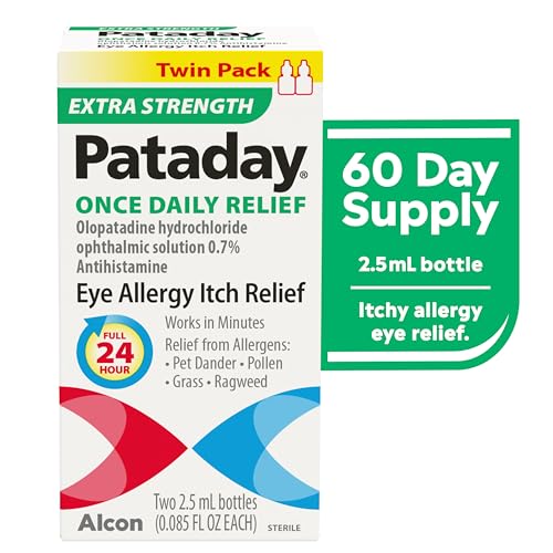Alcon Pataday Once Daily Relief Extra Strength Relief, 2.5 mL (Pack of 2)