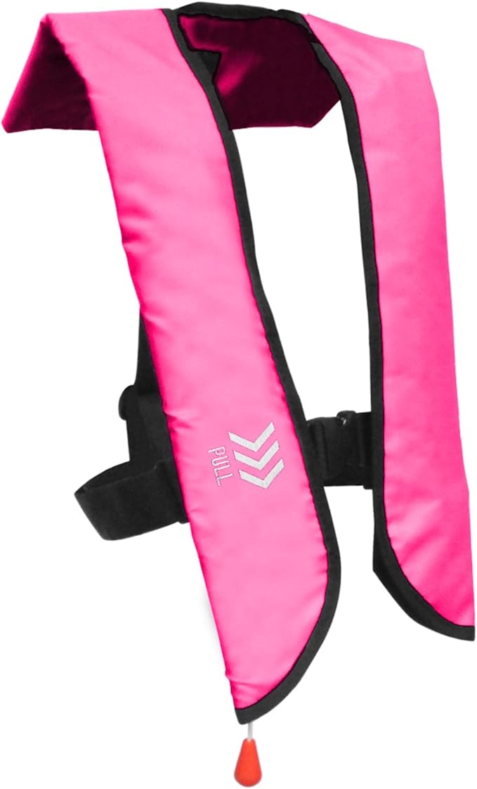 Automatic Inflatable Life Jackets for Women,Life Vest for Adults,Preserver PFD for Women,Supports Weight up to 330 pounds