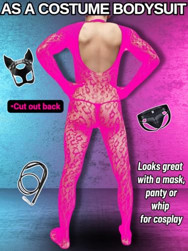 EHSUYAB Rave Outfits For Men, Festival Party Clubwear, Leopard One Piece Full Lace Jumpsuit, Sexy Lingerie Costume Bodysuit