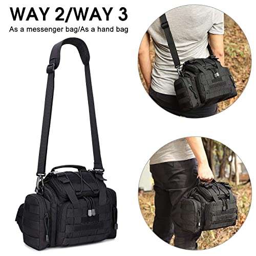 G4Free Outdoor Tactical Backpack with G4Free Outdoor Travel Waist Pack