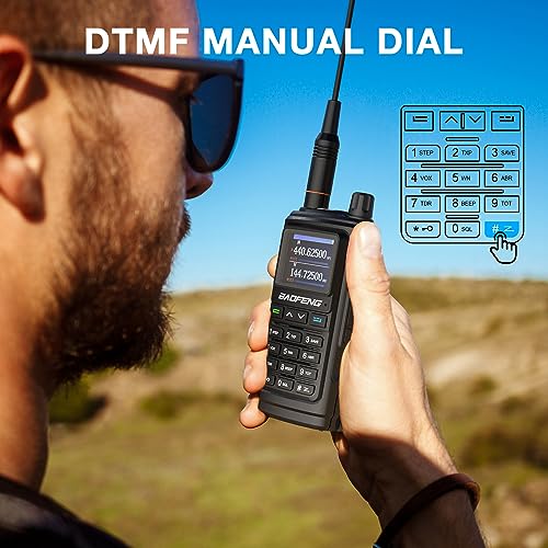 BAOFENG UV-17R Ham Radio Handheld, Dual Band Two Way Radio for Adult, UHF/VHF/NOAA/FM Receiver, 999 Channels, with 1800mAh...