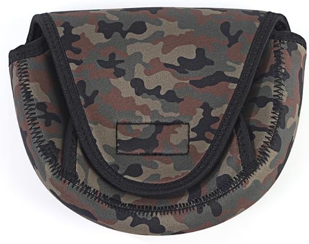 Multi-Functional Diving Material Fishing Reel Storage Bag – Portable, Large Capacity (Army green camouflage)