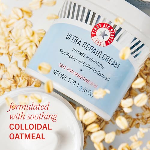 First Aid Beauty - Ultra Repair Cream, Intense Hydration Whipped Colloidal Oatmeal, Clinically Proven to Strengthen Skin B...
