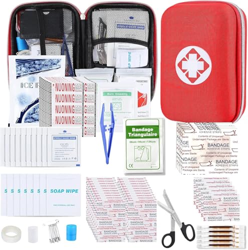 276PCS First Aid Kit Home Car Camping Hiking Emergency Supplies Small Compact Lovely Bag for School Outdoor, Basic Outdoor...