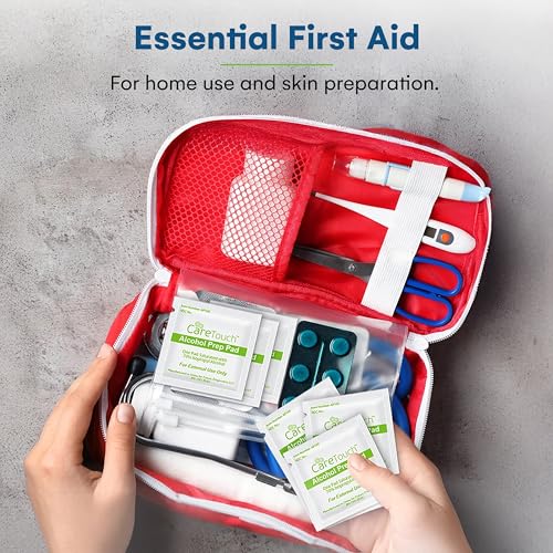 Care Touch Alcohol Wipes Individually Wrapped - Prep Pads with 70% Isopropyl Alcohol, Great for Home, Medical & First Aid ...