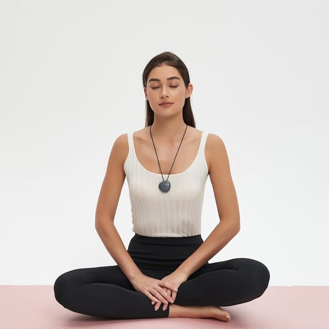 NUNA Pendant – Smart Necklace for Mood Emotion Monitoring Tracking, Mindfulness Vibration Waves, Meditation Support, Hourly Story of Mood Snapshot, Emotional Awareness App, Smart Wellness Wearable