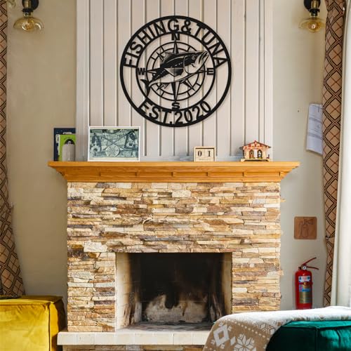 Personalized Custom Fishing Tuna Signs, Tuna Metal Signs, Ocean Adventure, Custom Metal Signs, Custom Metal Wall Art, Home...