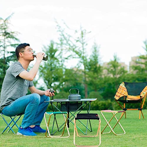AOUTACC Ultralight Portable Folding Camping Stool for Outdoor Fishing Hiking Backpacking Travelling(XL:13"x14"x15";Large:1...