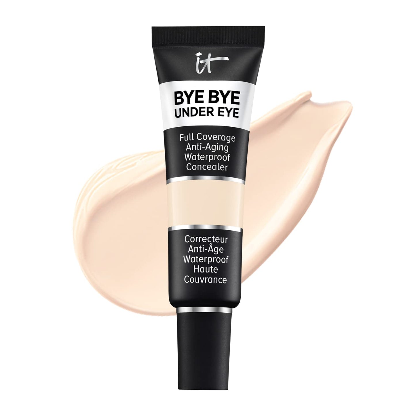IT Cosmetics Bye Bye Under Eye Concealer (Tan Natural) - Waterproof Full Coverage Concealer For Dark Circles, Fine Lines, Rednes