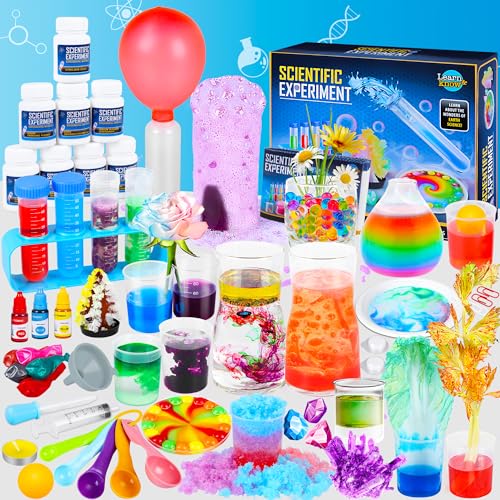Science Kit for Kids,80 Science Lab Experiments,Scientist Costume Role Play STEM Educational Learning Scientific Tools,Bir...