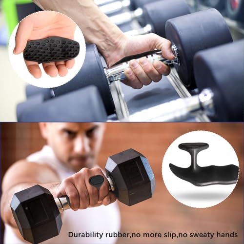 NiuMid Anti-Slip Workout Grips - Ergonomic Rubber Hand Protector Gloves for Weight Lifting, Pull-Ups, Gym Training and Exe...
