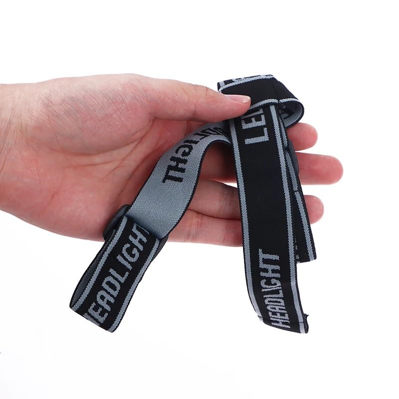 RecDec 4 Pack Headlamp Strap Replacement Headband Head Lamp Elastic Head Band Belt for LED Headlamps Flashlight Rechargeab...