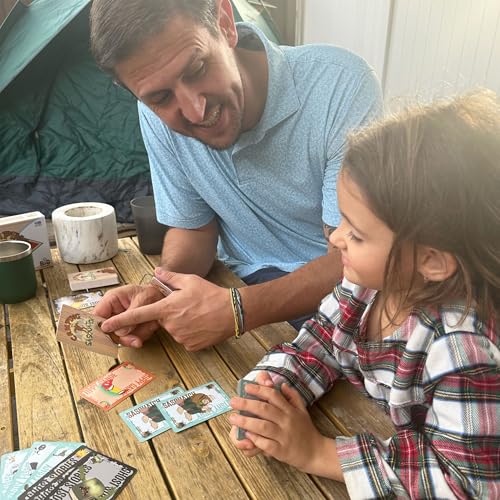 Camping with Sasquatch by Big Discoveries - A 128-Count Family Card Game with a Roar! | Fun Rummy Meets Slapjack Card Game...