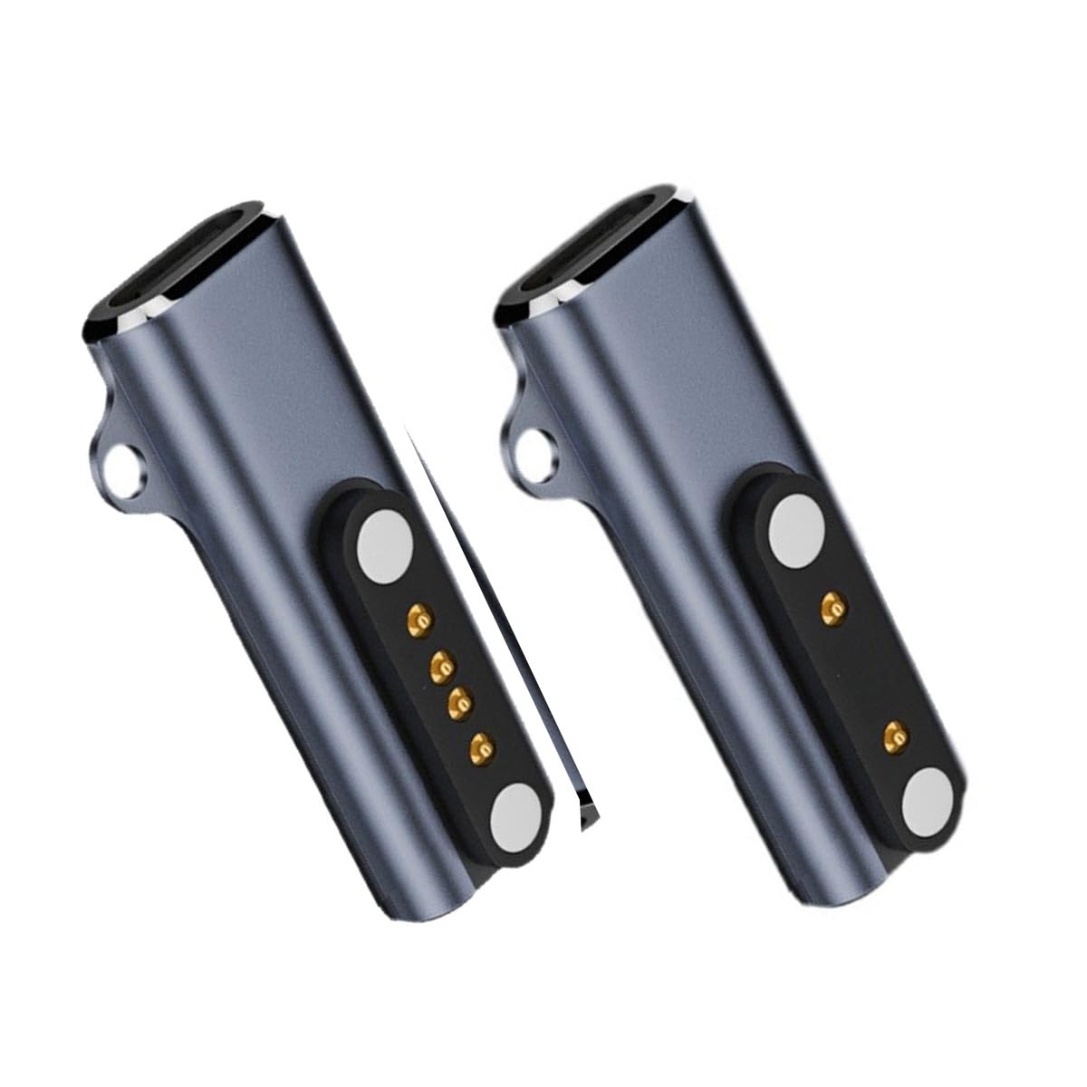 Cy 2Pcs/Lot Magnetic Smart Watch Charging Adapter Usb Type-C To Pitch 7.62Mm With 2-Pin 4-Pin Compatible With Bone Conduction He