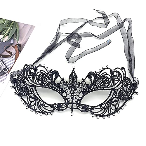 Liatunou Women's Masquerade Mask Lace Eye Mask for Ball Proms and Party