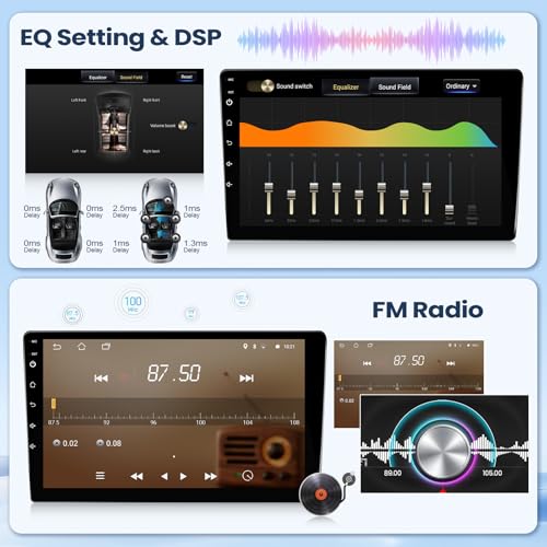 Leadfan Car Stereo Radio for Toyota Prius 2010-2015 Upgrade 9 Inch Touchscreen Android Head Unit Apple Carplay Android Aut...