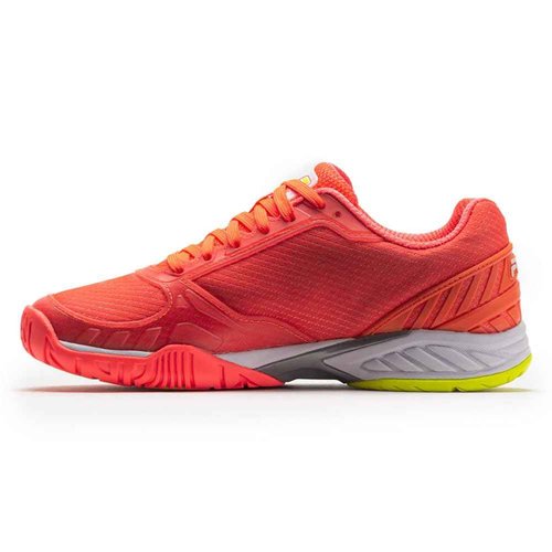 Fila Volley Zone Fiery Coral/White/Safety Yellow 12 B (M)