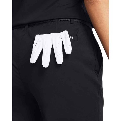 Under Armour Women's Drive Pants, (001) Black/Black/Halo Gray, 4