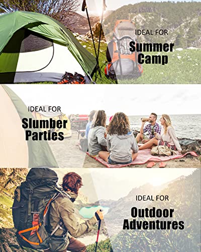Sleeping Bags for Adults Cold Weather - 20 Degree Big&Tall Size Backpacking Lightweight Waterproof for Girls Boys Mens Tee...