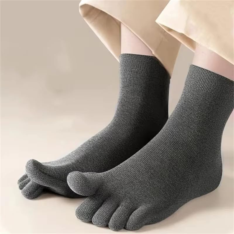 1Pairs Toe Socks for Men Women, Five Finger Crew Socks Athletic Sock, Toe Socks Sports Running Walking Cycling