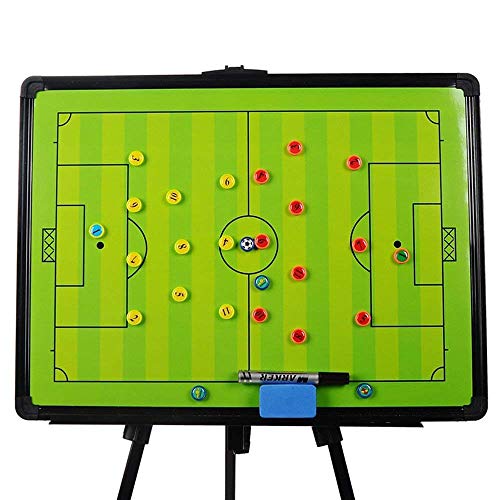 Haploon Soccer Coaching Board, Big Tri-pod Football Tactic Board, Strategy Game Plan White Board Clipboard, Huge Size Trai...