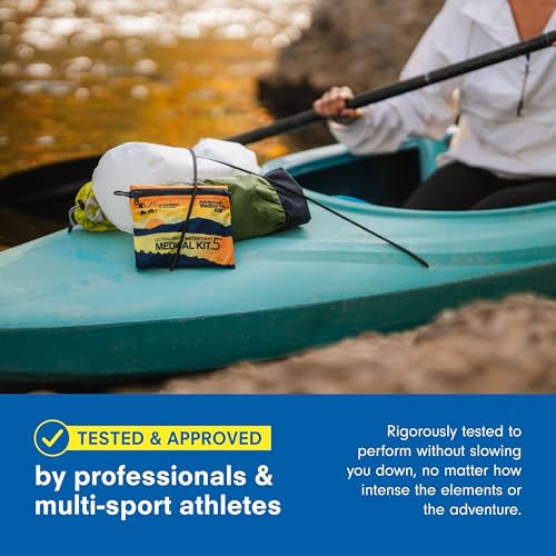 Adventure Medical Kit Ultralight/Watertight Medical Kit .5 - Up to 2 People, Up to 2 Days - Includes Bandages, Blister Ess...
