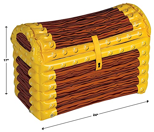 Beistle Inflatable Treasure Chest Cooler Party Accessory Pack of 2