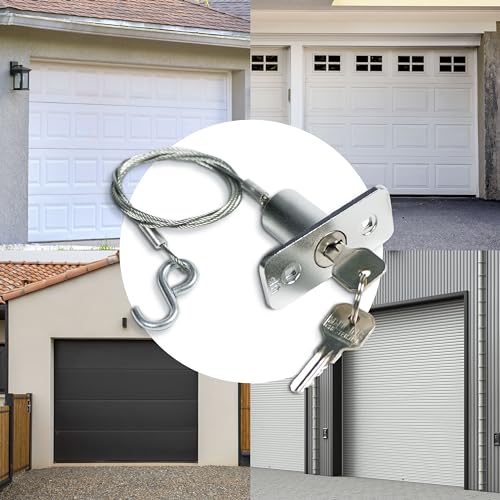 Emergency Release Lock Kit, Universal Garage Door Emergency Release Lock Kit, Garage Door Opener Quick Release Lock Discon...