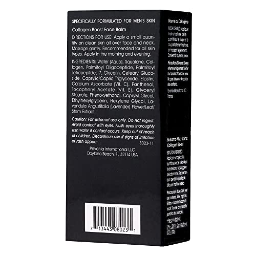 PEVONIA Collagen Boost Face Balm for Him, 1.7 oz