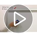 Stand White Board - 40x28 Magnetic Dry Erase Board Flipchart Board Double Sided Easel Board Portable Whiteboard for Classr...