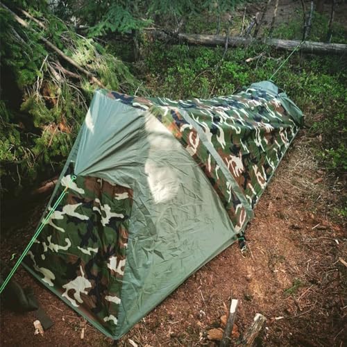 GEERTOP Ultralight Bivy Tent for 1 Person 3 Season Waterproof Single Person Backpacking Tent for Camping Hiking Backpack T...