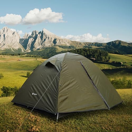 Backpacking Tent for Camping 2/3/4 Person Hiking Ultralight Tent for Waterproof Windproof Outdoor Tents Easy Setup Two Doo...