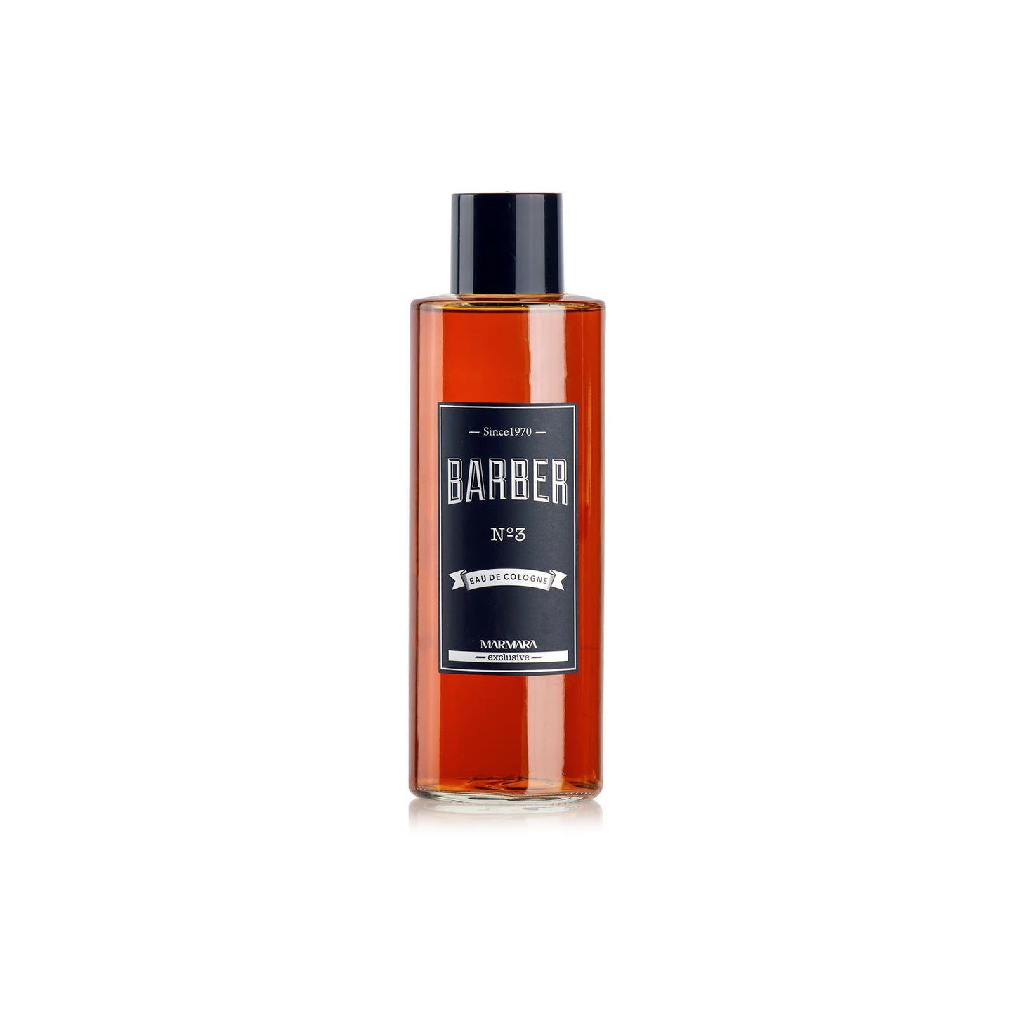 Marmara Barber Cologne - Best Choice of Modern Barbers and Traditional Shaving Fans Glass Bottle (500 ml, No3)