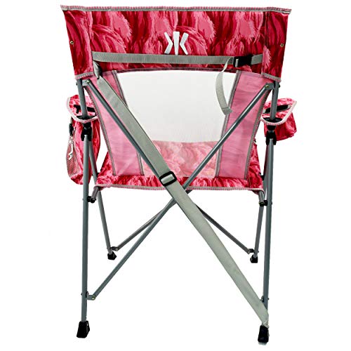 Portable Beach Chair for Adults - Kijaro Journey Print Beach Folding Chair, Steel Frame Foldable Beach Chair, High Beach C...