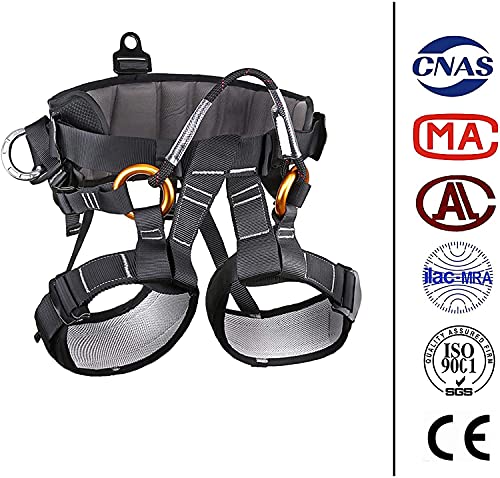 CroSight Climbing Seat Belt, Caving, Rock Climbing and Rappelling Equipment, Body Guard Protect, Rappelling Rescuing Equip