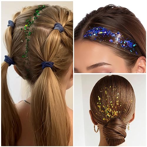 Teenitor Body Glitter Face Glitter Makeup Festival Glitter, 12 Colors Face and Body Glitter Gel, Hair Glitter Gel, Body Ma...