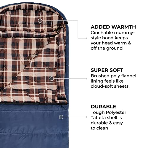Teton Celsius XL, 25F, 20F, 0F Degree Sleeping Bags, All Weather Warm Sleeping Bag for Adults and Kids, Camping Season, Co...
