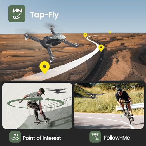 Holy Stone HS175D GPS Drone with 4K Camera for Adults, Under 249g, Foldable RC Quadcopter with Auto Return, 46 Mins Long F...