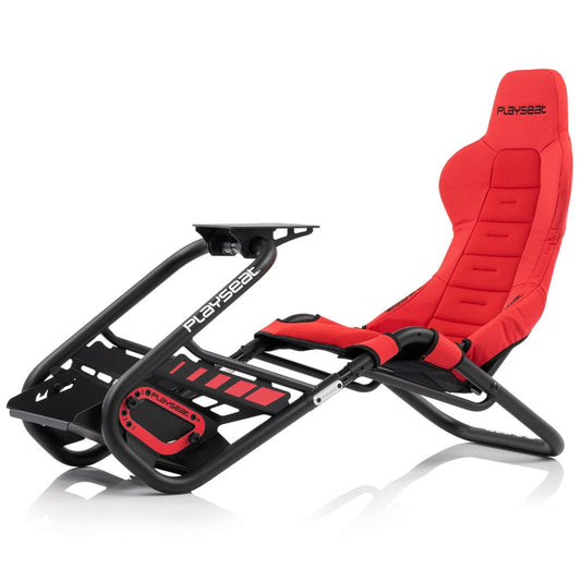 PLAYSEAT Trophy Sim Racing Cockpit | High Performance Racing Simulator Cockpit | Supports Direct Drive | Compatible with All Steering Wheels & Pedals on the Market | Supports PC & Console | Red