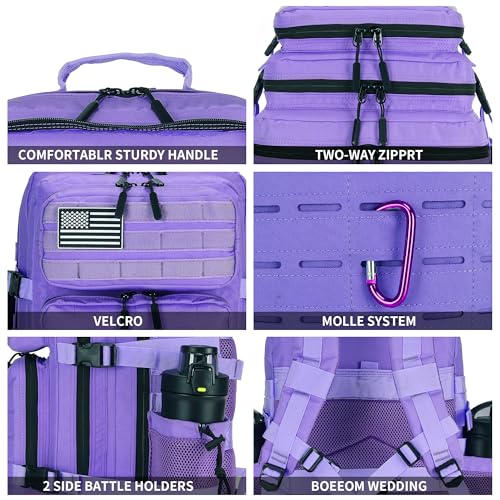 Military Tactical Backpack 45L/25L 3 Day Assault Pack Molle Daypack Hiking Backpack for Men and Women