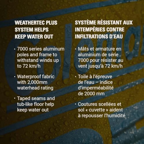 Coleman PEAK1 Premium Waterproof Backpacking Tent with Rainfly & Footprint, Lightweight Camping Tent Withstands Winds up t...