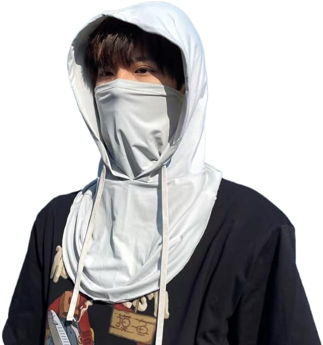 Cover Anti-UV Sunscreen Face Mask + Arm Sleeves MenCycling Fishing Half Face Cover UV Protection Neck WrapUnisex Outdoorfun