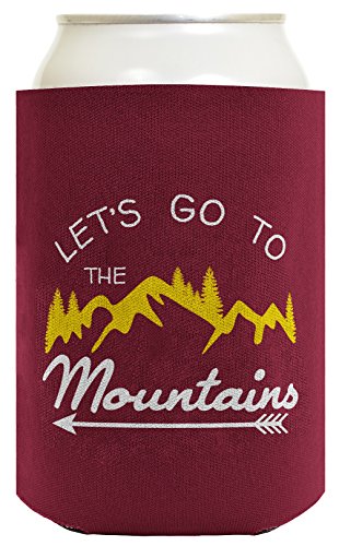 Camping Gifts Outdoorsman Wanderlust Adventurer Bundle Hiking Gifts Geocache Gifts 6 Pack Can Coolie Drink Coolers Coolies...