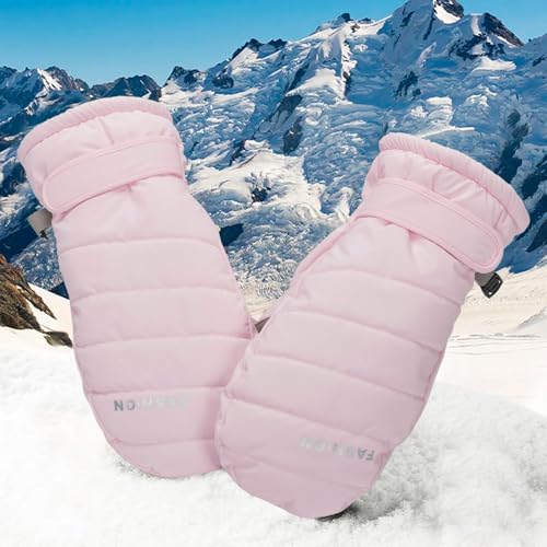 XuoAz Women Men Ski-Snow-Gloves Warm Winter-Gloves-Mittens Non Slip Waterproof-Gloves for Skiing-Snowboarding Outdoor Sports