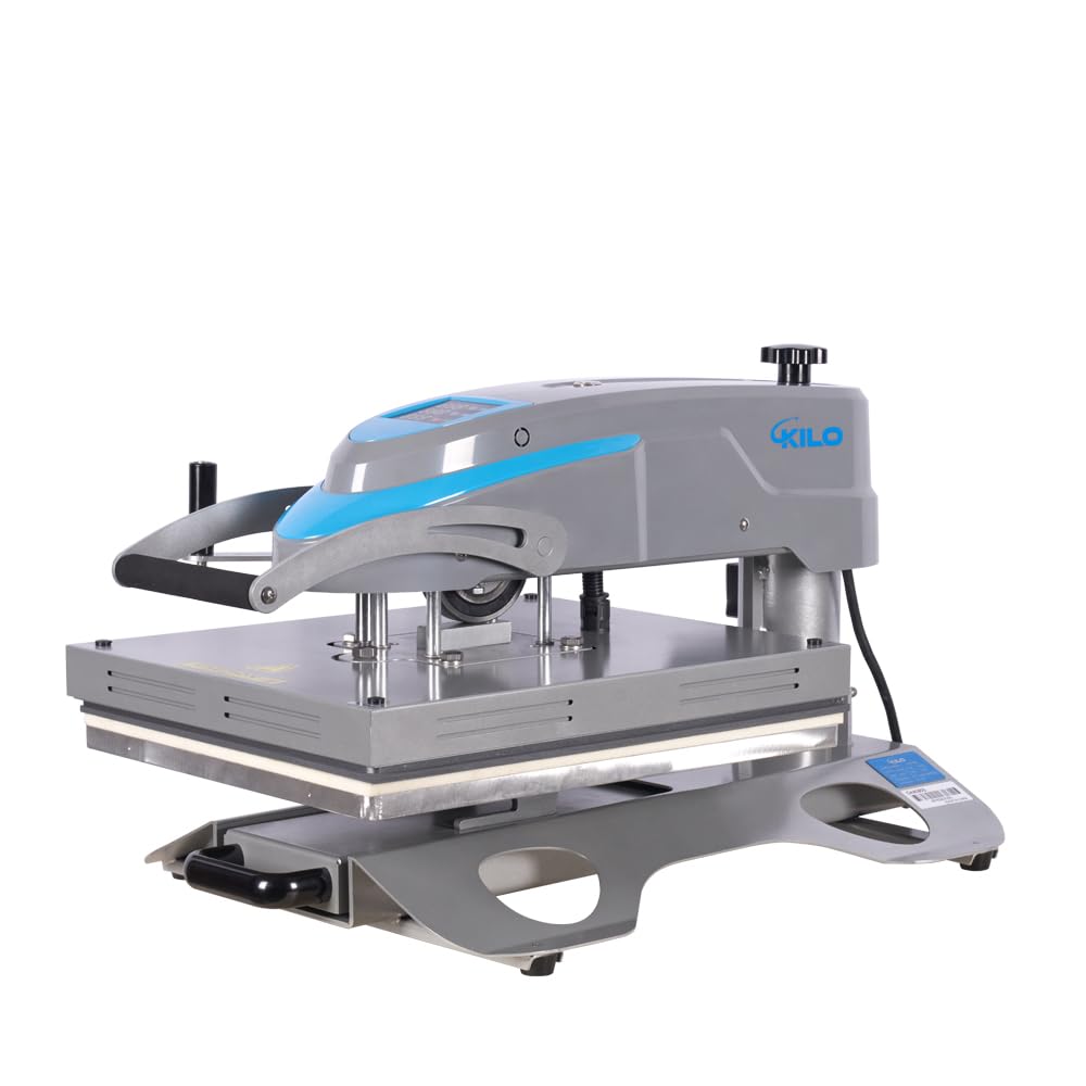KEIKI 16x24 inch Swing Away Manual Heat Press Machine with LCD Control, Teflon Coated Plate, for Sublimation, T-Shirt Printing, Heat Transfer, and Large Format Custom Printing