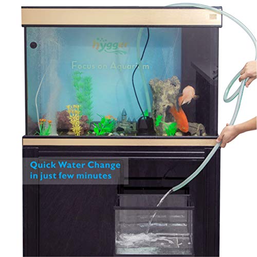 Hygger 660 GPH Submersible Aquarium Water Pump - Black Metal, Ideal for Fish Tank, Pond, Fountain & Hydroponic Systems