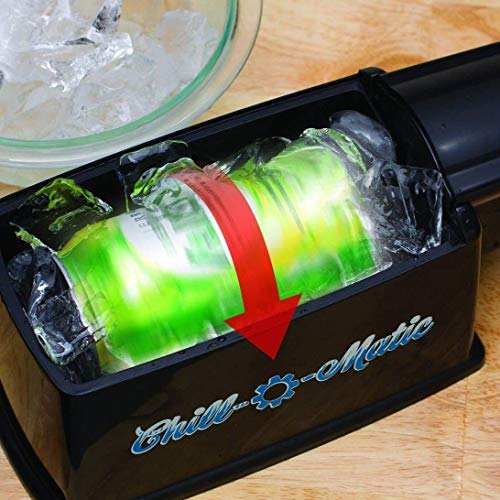 Chill-O-Matic Instant Beverage Cooler, Chill Drinks in 60 Seconds with this Portable Cooling Device - Perfect for Outdoor ...