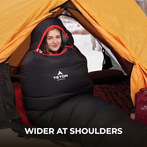 TETON Sports ALTOS, 20 Degree and 0 Degree Sleeping Bag for Adults, Lightweight Warm Mummy Sleeping Bag for Camping, Hikin...