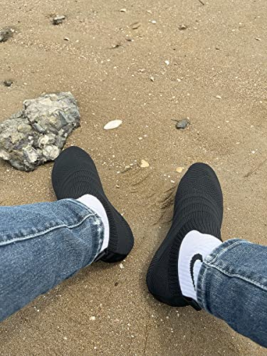 ZhaaDee Womens Mens Slippers with Rubber Sole Ultra-Lightweight House Slipper Socks Around House Shoes Non Slip Indoor&Out...