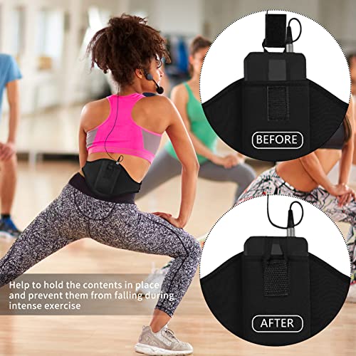 Jexine 20 Pack Mic Belt Wireless For Theatre Neoprene Microphone Holder With Anti Dropping Strap Sweat Absorbent Belt Waistband